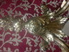 Antiguo Aplique Triple Bronce Tulipas 44cm Detalle N103 7