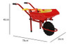 Ferramentas De Jardinagem Brinquedo De Carrinho De Vermelho 1