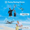 Attop Mini Drone Con Cámara 1080p, Control De Gestos De Voz 2