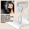 220v 1200w Ion Negativo Montado Na Parede Secador De Cabelo 2 220v 1200w Ion Negativo Montado Na Parede Secador De Cabelo 2