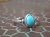 Luli Anillo Plata 925 Turquesa Piedra Legitima Oferta 3