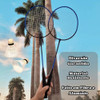 Jogo Com 2 Raquetes + 3 Petecas Bolsa Completo Kit Badminton 4