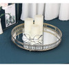 Bandeja Circular Dorada Nórdica Espejada Decorativa Chica 3