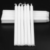 Velas Nº4 Blancas Lisas Pack De 25 Unidades 0
