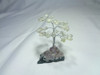 Mini Árvore Bonsai Pedra Cristal Base Drusa Ametista Pp5 5