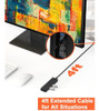 Aceele Divisor Usb Hub 3.0 Con Cable De Extensión 3