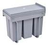 8 Gal 3 Compartimiento Tire Reciclaje Cubo De La Basura Llev 4