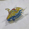 Pipa De Vidrio Pirex Decorativa Sapo Rana Colores Resistente 3