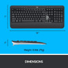 Logitech Mk540 Combo Teclado Y Ratón Inalámbrico Avanzado 5