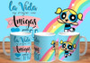 Kit 3 Tazas Las Chicas Superpoderosas De Cerámica. #k 0