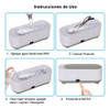 Batea Limpiador Y Esterilizador Ultrasonido P/ Manicuria S. 3 Batea Limpiador Y Esterilizador Ultrasonido P/ Manicuria S. 3