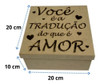 Caixa Em Mdf 20x20 P/presente Surpresa Namorados Amor 1