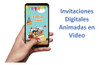 Invitacion Los Picapiedras Pebbles Y Bam Bam Video Digital 0