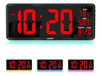 Yortot 16? Reloj De Pared Digital Grande Con Control Remoto, 0