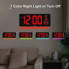 Yortot 16? Reloj De Pared Digital Grande Con Control Remoto, 3