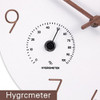 Vigorwise Reloj De Pared De 14 Pulgadas Con Temperatura Y Hu 3