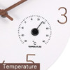 Vigorwise Reloj De Pared De 14 Pulgadas Con Temperatura Y Hu 4