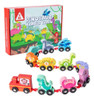 Juego Infantil Tren Numérico Dinosaurio Educativo Montessori 0