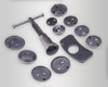 12pc Freno De Disco Zapata Viento Trasero Herramientas Unive 4
