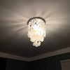 Injuization Iluminación Moderna Cáscara De Cristal E12 Luces 2