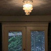 Injuization Iluminación Moderna Cáscara De Cristal E12 Luces 4