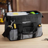 Bolso De Herramientas Resistente Con Correa, 30 Cm, Negro Y 7
