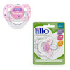 Chupeta Bico De Silicone Funny Amor 0m+ Rosa - Lillo 1