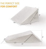 Almohada De Cuña Para Cama Oasisspace, Almohada Plegable De 1