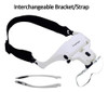 Lupa Vincha 5 Lentes Intercambiables Y Luz Led 2 Brillos 5
