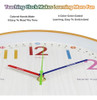Vreaone Learning Clock Para Niños 12 Pulgadas Reloj De Pared 2