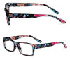 Lector De Luz Azul Bloqueando Gafas De Lectura (floral, 1.75 1