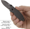Cuchillo Navaja Plegable Crkt Squid Edc Acero Inoxidable 5