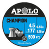 Balines Apolo Champion Cal 177 4,5 Mm 0,55gr X500 Unidades 1 Balines Apolo Champion Cal 177 4,5 Mm 0,55gr X500 Unidades 1