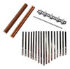 Liyafy Paquete De 17 Llaves Kalimba Diy Keys Bridge Kit Con 3