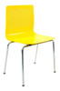 Silla Comedor Jardin Plástica Apilable Cromada Hogar Anana 3