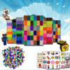 Caja Hama Beads 12 Colores Planchitos 2