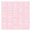 Pack X 2 Sets, 40 Stencils Plantillas Infantiles Escolares 0