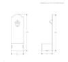 Abridor De Garrafa Decorativo Parede Com Porta Tampinhas 3