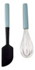 Batedor De Ovos Fouet E Espátula Culinária Kitchenaid Azul 0