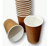 Copo Papel 180ml Kraft Café Água Suco Bio Térmico - 50 Unid 0