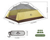 Naturehike Cloud-up Tienda De Campaña Liviana Para 3 Persona 1