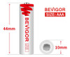 Bevigor Bateras De Litio Aaa, Paquete De 24 Bateras De Hierr 7