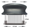 Tenderizador De Carne Con 48 Cuchillas Ultraafiladas Para Ca 1 Tenderizador De Carne Con 48 Cuchillas Ultraafiladas Para Ca 1