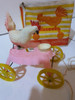 El Gallito Comilon- Juguete Antiguo De Arrastre Año 1955 0