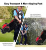 Bolsa Con Soporte Para Palos De Golf  Officejoy - Rojo 1