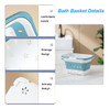 Anniya Cesta Portatil Para Ducha, Cesta Plegable De Plastico 3