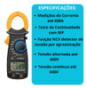 Kit Alicate Amperímetro Detector De Tensão Fase Caneta Teste 1