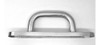 Manijon Curvo Con Placa Oval  Acero Inoxidable 3