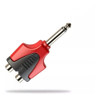 Adaptador Plug 6,3 Mono A 2 Rca Roxtone Rpan335 X Unidad 0
