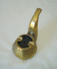 Cenicero Pisapapel De Bronce Macizo Con Forma De Pipa 5